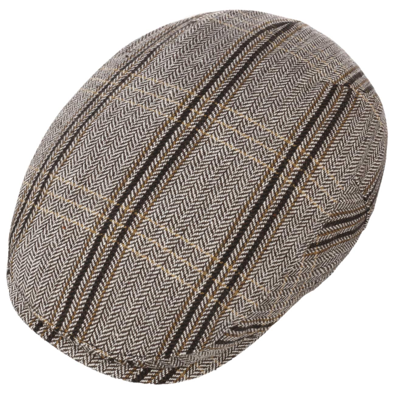 Bailey 1922 Byram Check Flat Cap - Classic Wool Ivy Newsboy Hat for Men | Perfect for Fall, Winter & Outdoor Activities