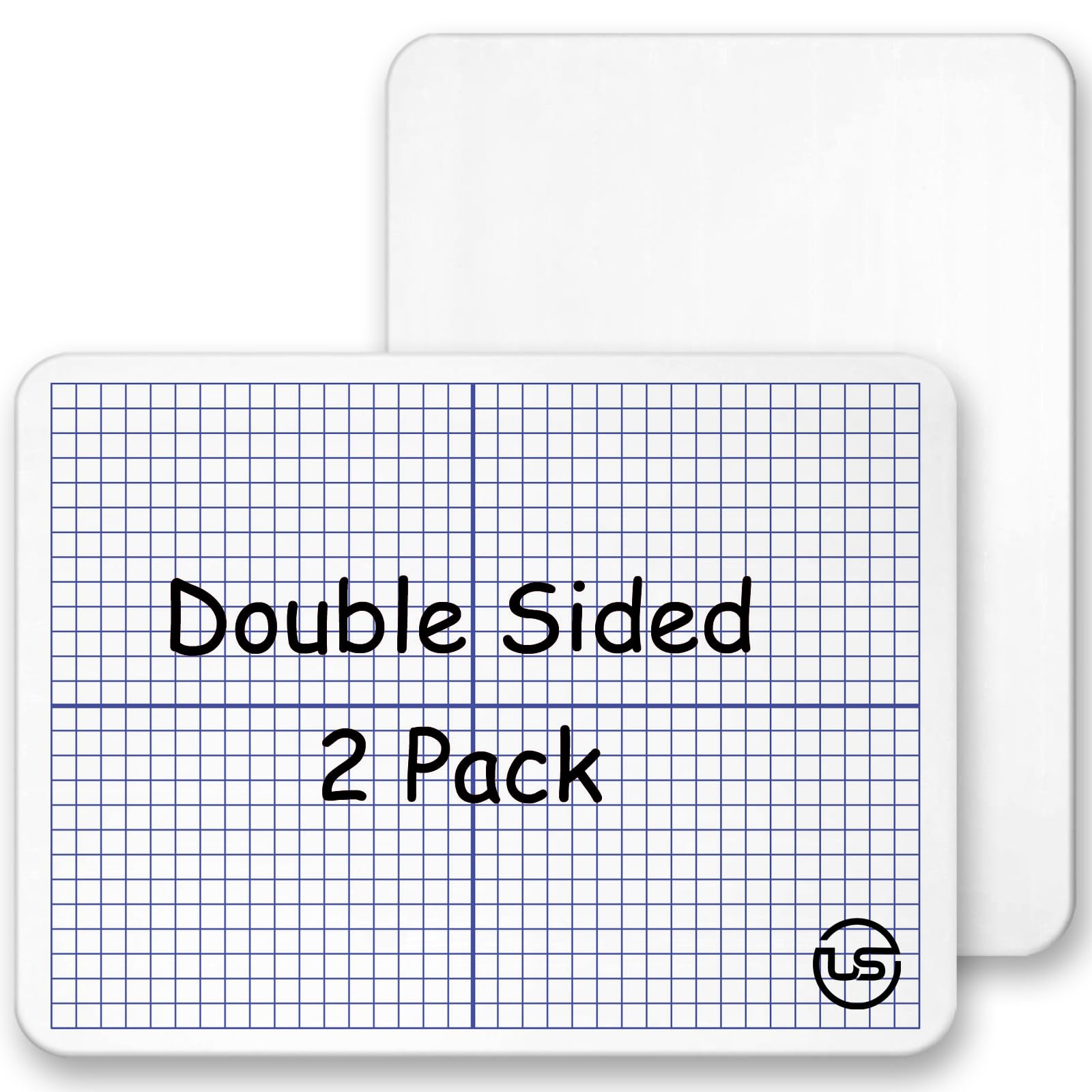 Double Sided Dry Erase Grid Whiteboard - 9