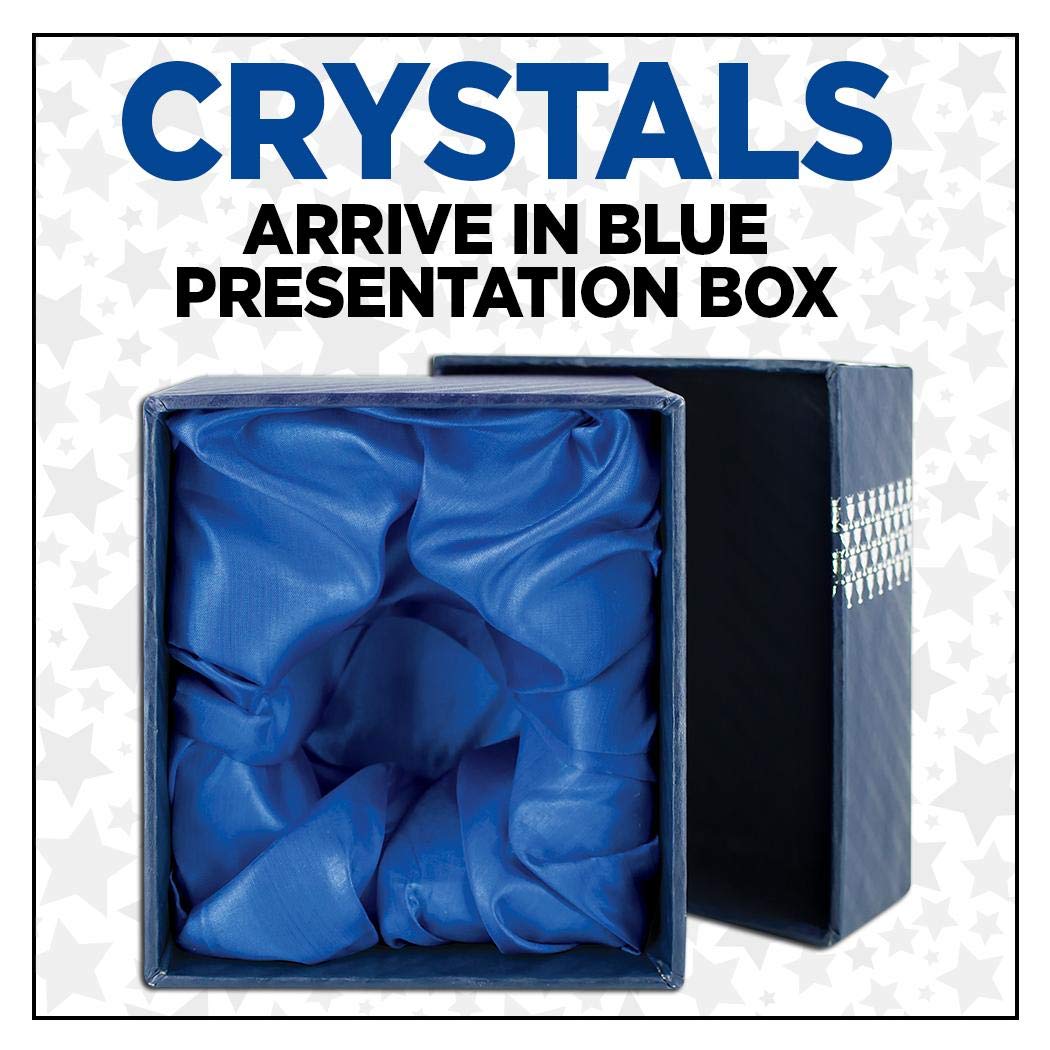 5 Years of Service Apex Crystal Award - 6 Inch Custom Engraved Employee Recognition Trophy with Free Engraving | Perfect for Work Anniversaries, Corporate Awards & Retirement Gifts