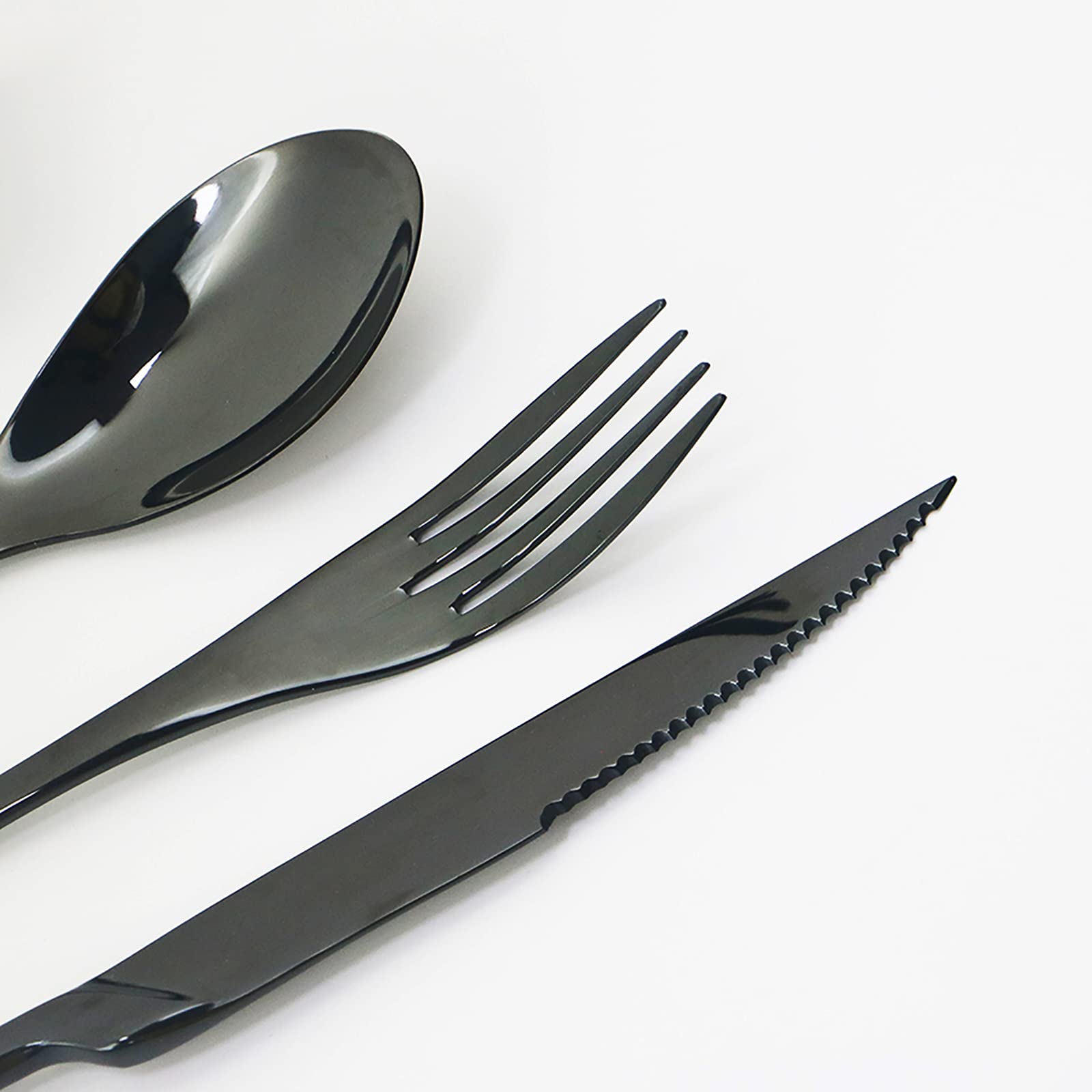 4-Piece Stainless Steel Dessert Forks Set - 18/10 Rust-Proof Salad Forks (7.48 Inches) - Perfect for Cake, Fruit, Pastry & Dinner Parties