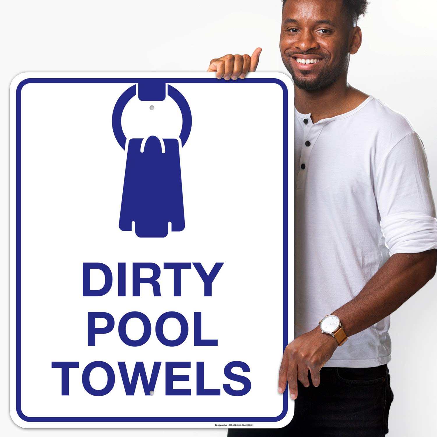 Pool Rules Sign - Sigo Signs 24x30 Inches, Rust-Free .063 Aluminum, Fade Resistant for Indoor/Outdoor Use, Made in USA - Perfect for Public Pools, Resorts & Backyard Swimming Areas