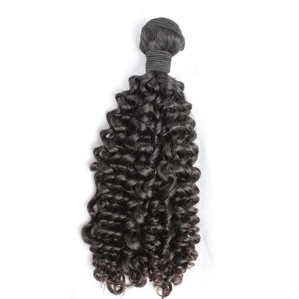Brazilian Remy Virgin Hair Deep Curly Weave Wave 1 Bundle Human Hair Extensions 30