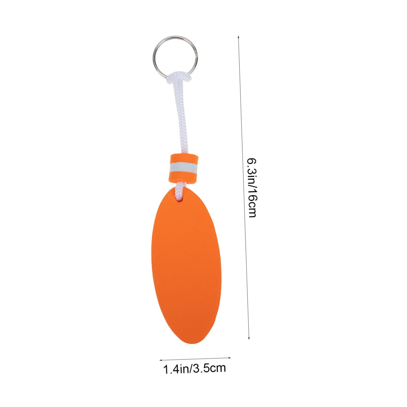 12 Pack Floating Keychains for Boat Keys - Waterproof Surfboard Keyring with EVA Foam Holder - Perfect for Boating, Surfing, Swimming & Water Sports Accessories