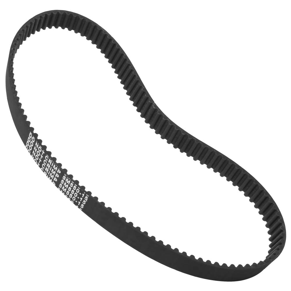 High-Quality 5M-550-15 Rubber Timing Belt - Wear-Resistant Synchronous Belt for Electric Scooters & Cars - Non-Slip Transmission Belt Replacement - Perfect for DIY Repairs & Maintenance