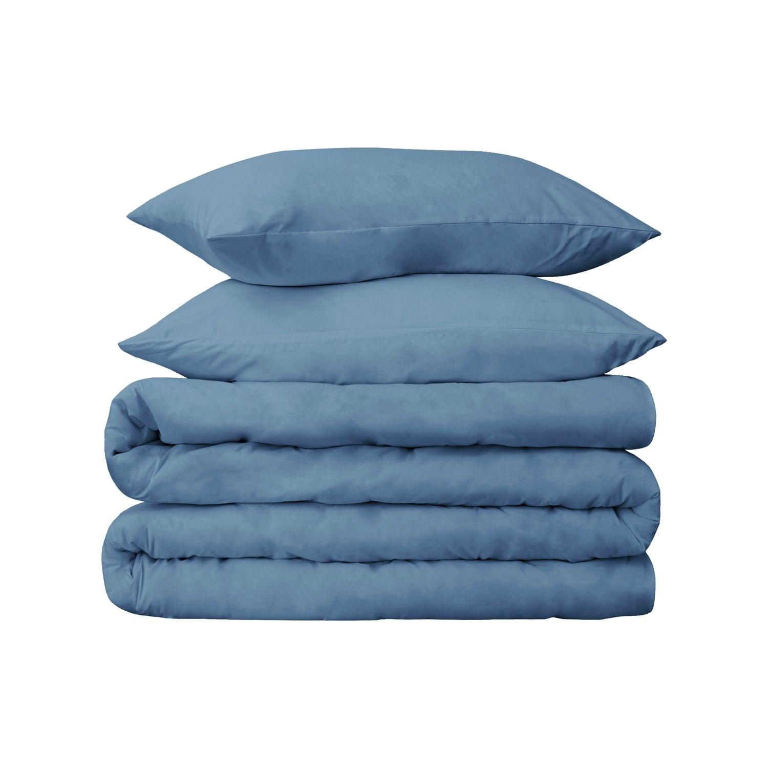 Luxury 650 Thread Count Egyptian Cotton Duvet Cover Set - King Size, Breathable & Hypoallergenic for Ultimate Comfort - Perfect for Master Bedroom, Guest Room & Hotel Use