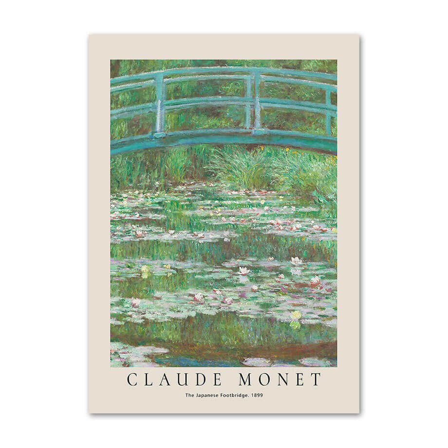 Monet Impressionist Art Canvas Posters - High Quality Wall Decor for Living Room, Bedroom & Office | Perfect Gift for Art Lovers