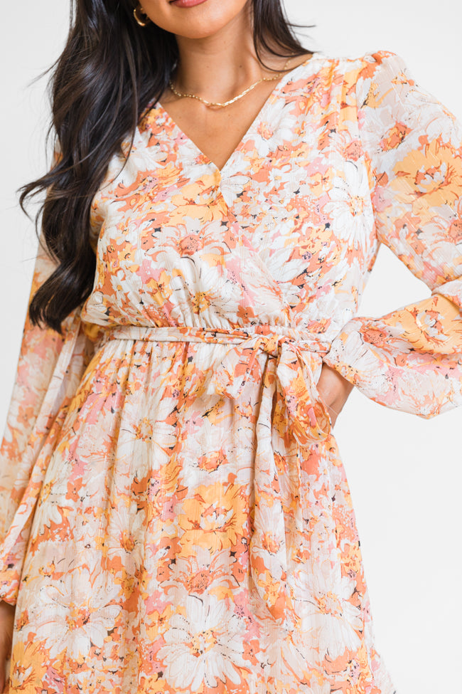 Know Me So Well Multi Floral Printed Long Sleeve Maxi Dress for Women | Elegant Boho Style Summer Beach Wedding Party Outfit | Final Sale