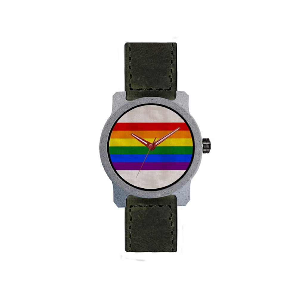 Handmade Mistura Pride Concrete Watches - Interchangeable & Customizable Straps | Perfect for Casual, Business & Outdoor Activities