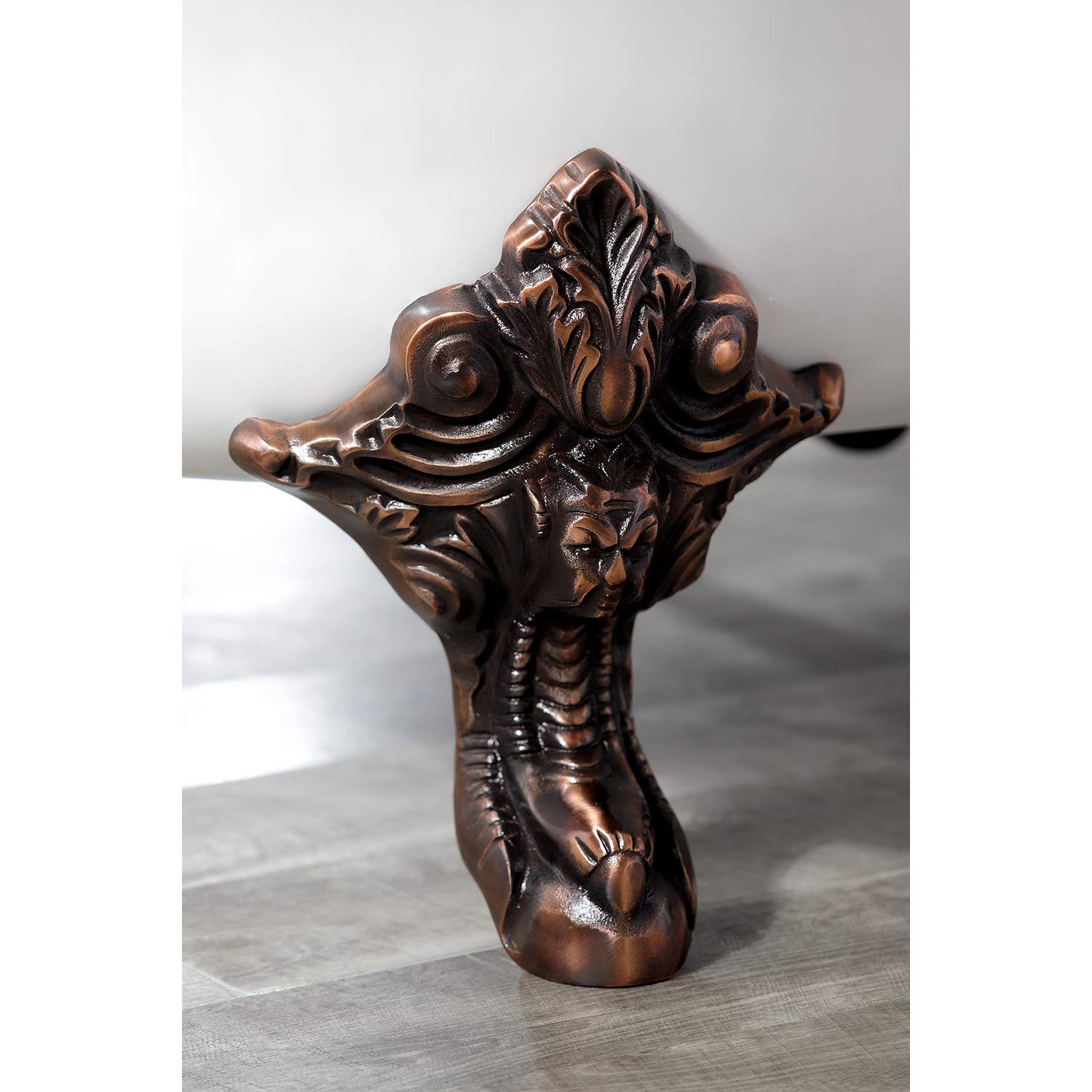Kingston Brass VCTNL5 Aqua Eden Cast Iron Tub Feet Set of 4 - Oil Rubbed Bronze - 13.38 x 10.63 x 5.69 Inches - Durable Bathroom Fixtures for Freestanding Tubs & Clawfoot Bathtubs