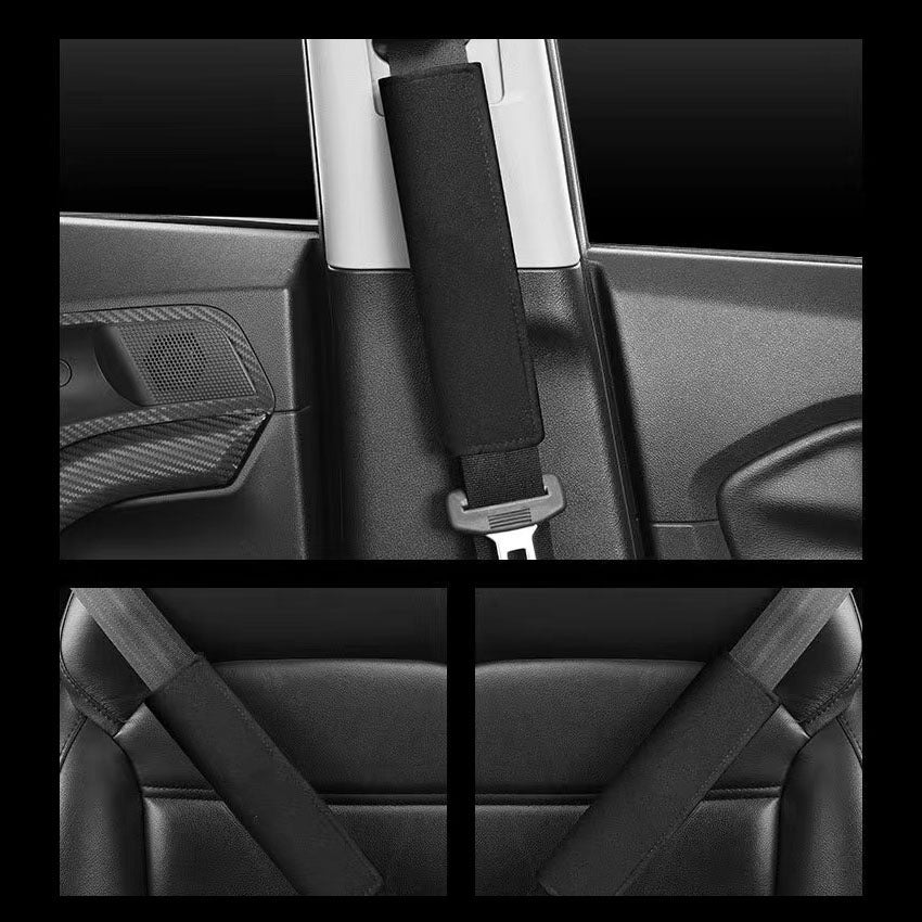 Comfortable Seat Belt Shoulder Pads for Tesla Model 3/Y/S/X - Soft Car Seatbelt Cushion for Long Drives & Daily Commute - Perfect for Road Trips & Comfortable Driving