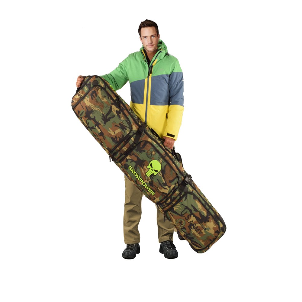 UNISTRENGH Waterproof Snowboard Backpack with Multi-compartment - Adjustable & Durable Snow Sports Equipment Bag for Skiing, Snowboarding & Air Travel - Perfect for Winter Vacations & Mountain Adventures
