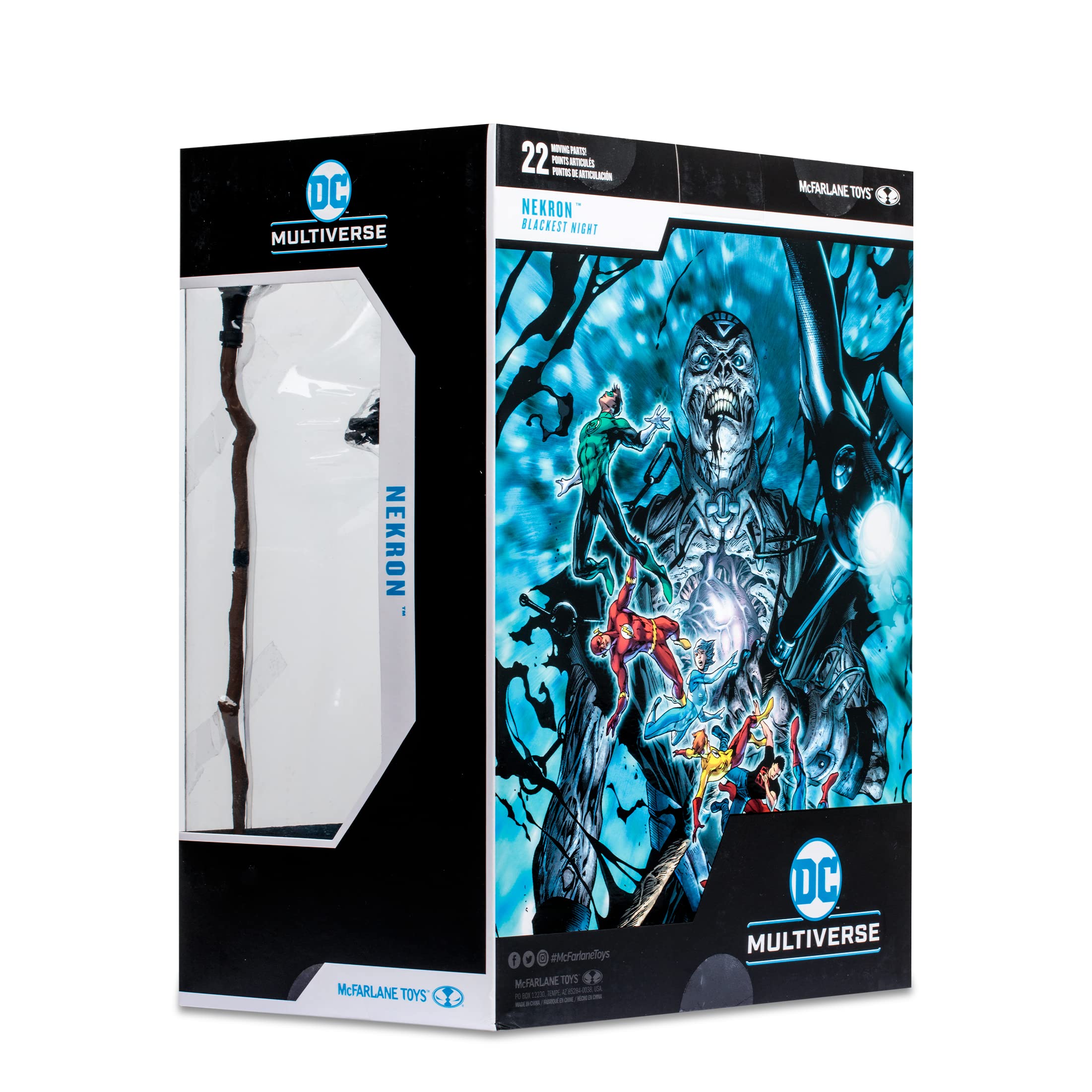 McFarlane Toys DC Comics Collector MEGAFIG WV3 NEKRON Action Figure - Limited Edition Collectible for DC Fans, Perfect for Display & Superhero Collections