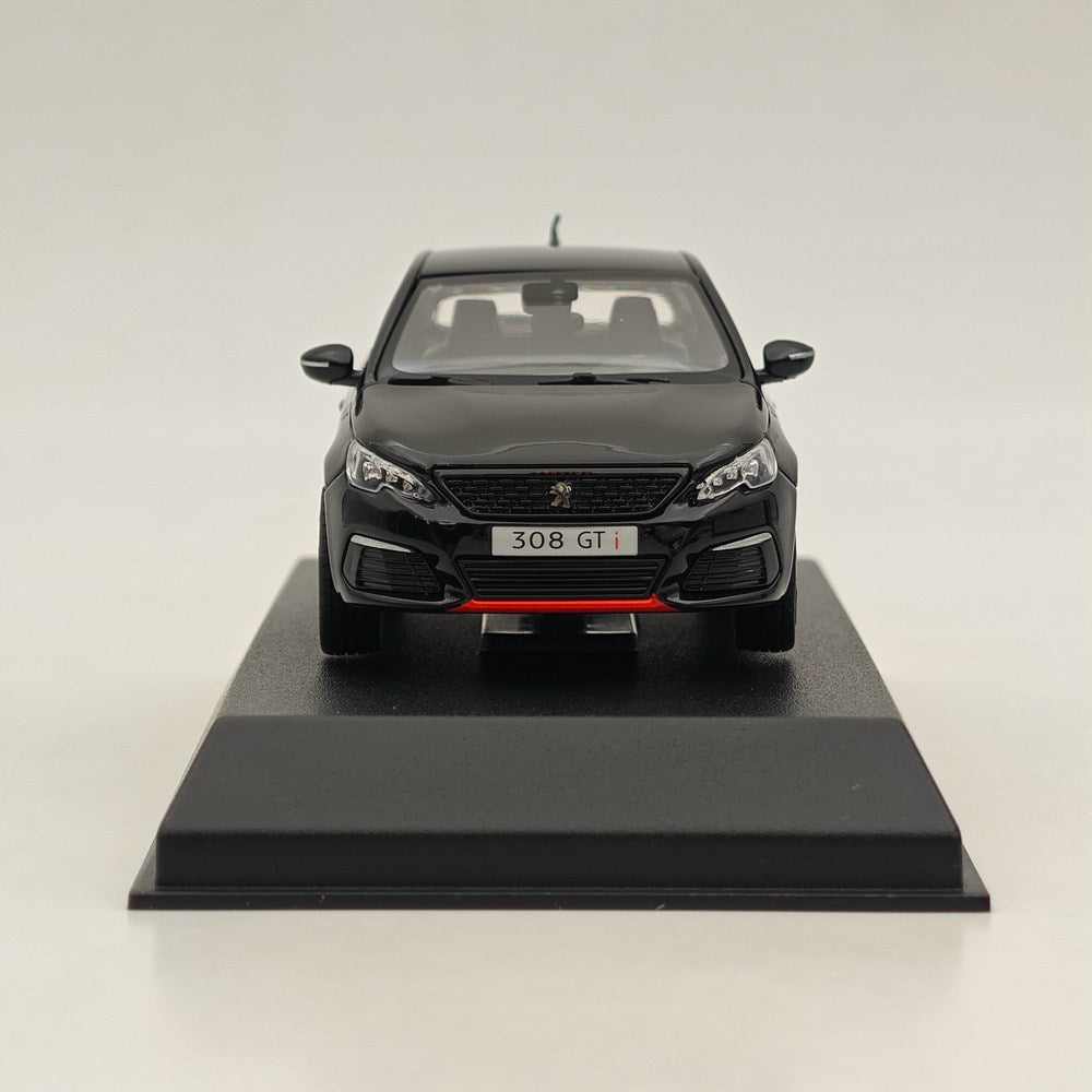 1/43 Scale Norev Peugeot 308 GTi Sport Version Black Diecast Model Car - Collectible Miniature Vehicle for Display, Gift, and Racing Enthusiasts