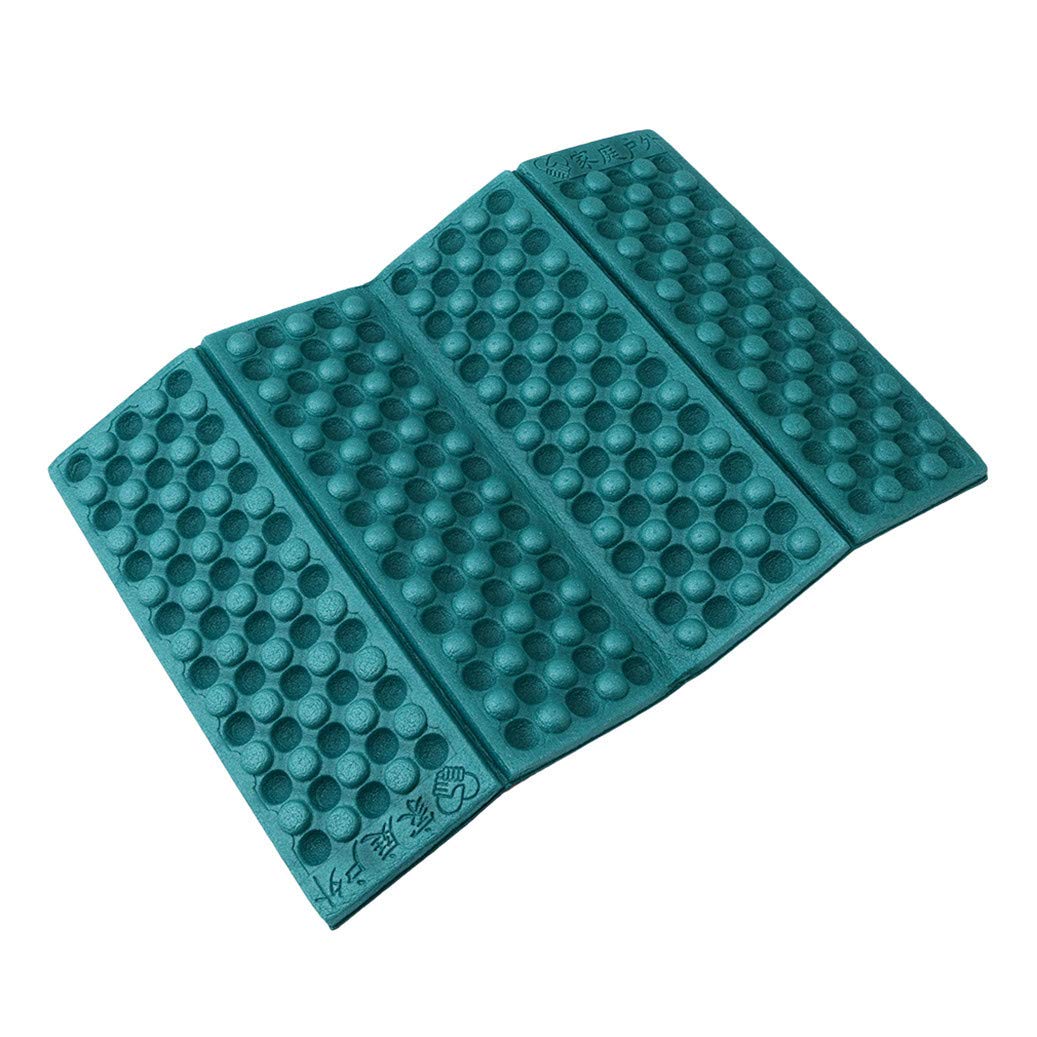 Foldable Outdoor Camping Mat - Waterproof Portable Foam Cushion for Picnic, Hiking & Beach | Lightweight Seat Pad for Camping Chairs, Yoga & Travel (Dark Green)