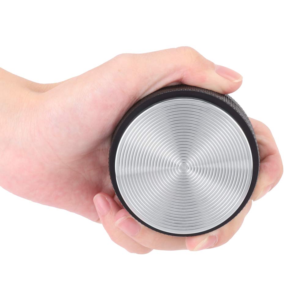 Premium Omabeta Adjustable Coffee Distributor & Tamper - Stainless Steel Espresso Press Tool with Slip-Resistant Thread Base for Baristas & Coffee Shops - Perfect for Espresso Machine Tamping & Latte Art Preparation