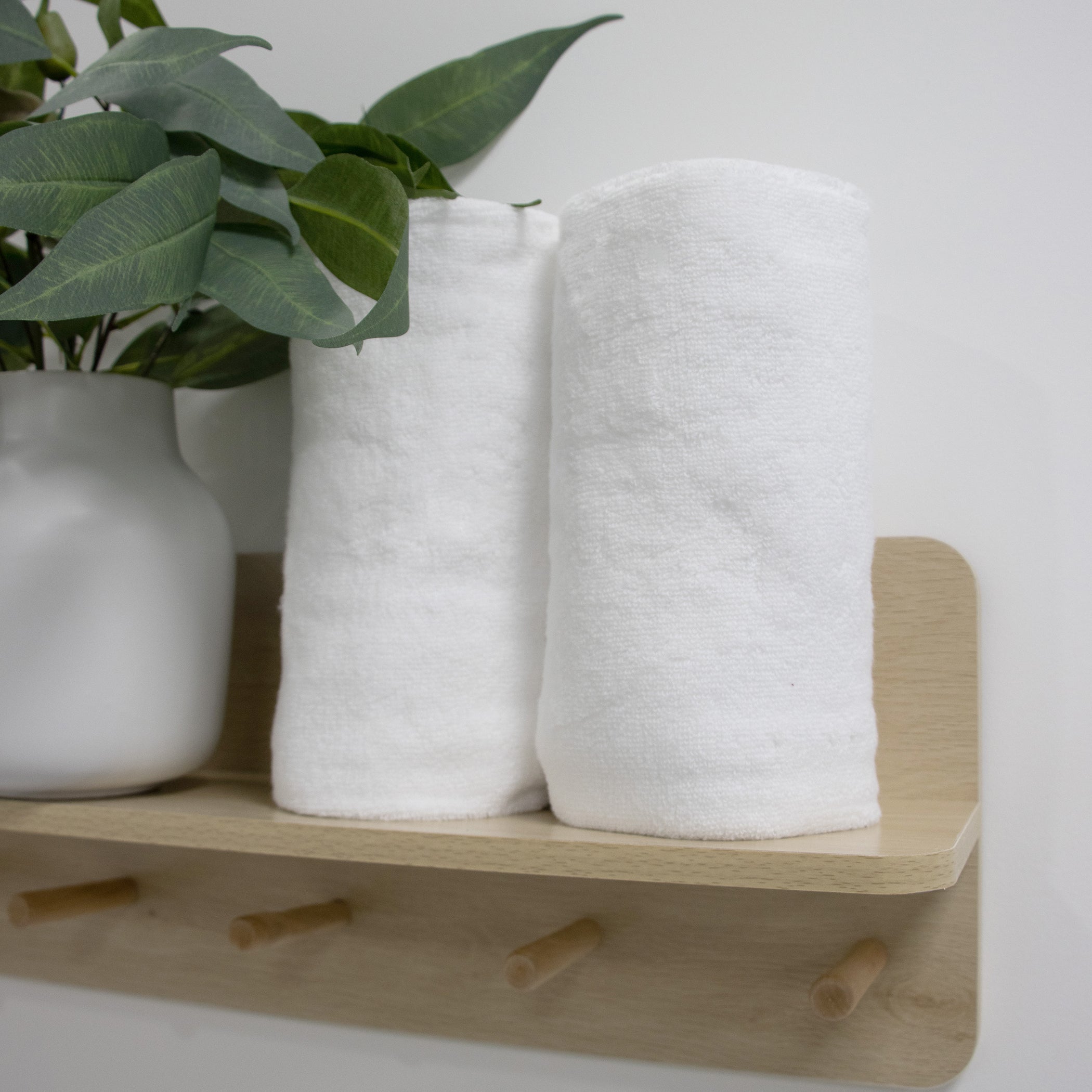 Premium Terrazzo Baby Bath Towels 2-Pack - Soft & Absorbent White Hooded Towels for Newborns & Toddlers - Perfect for Bath Time, Swimming & Spa Days