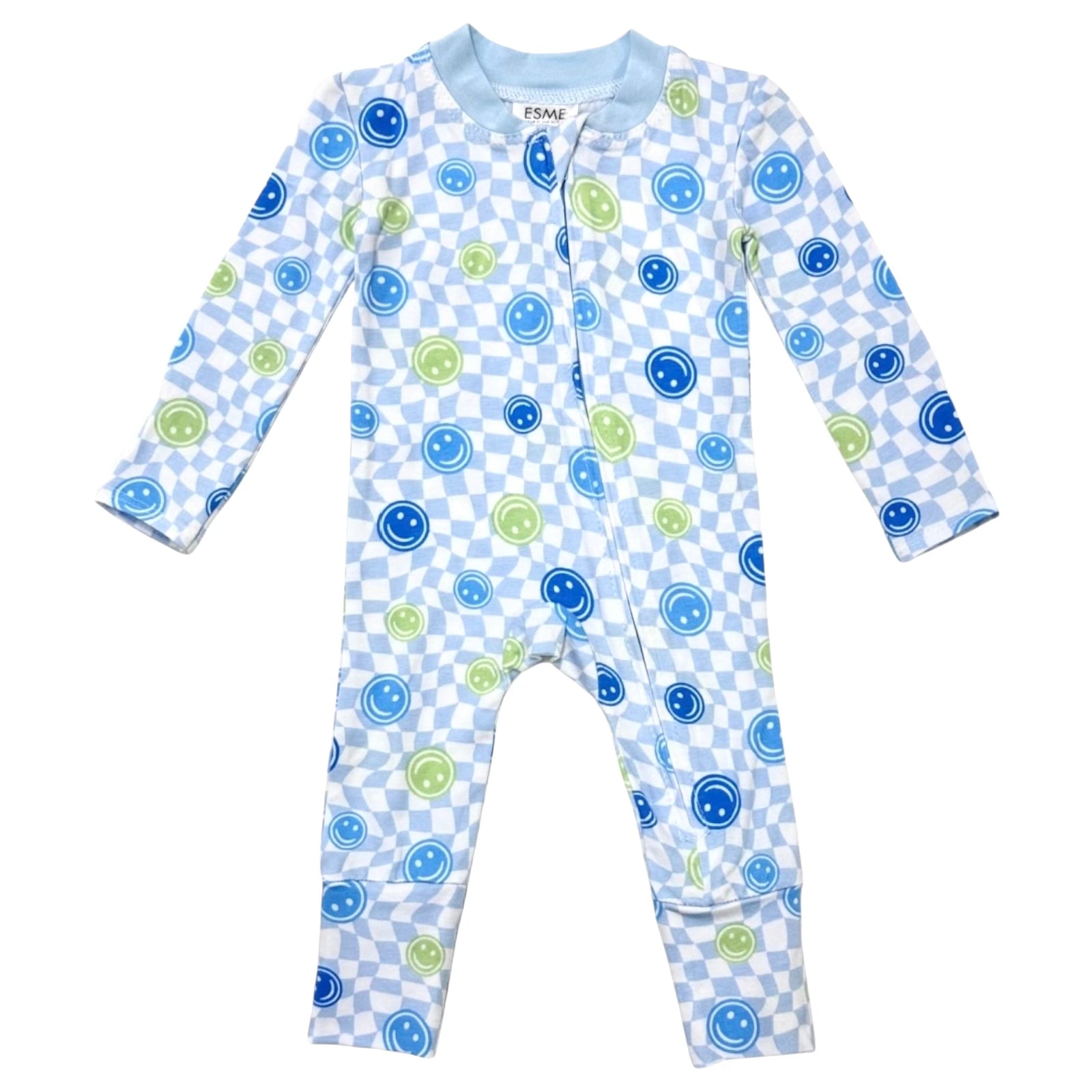 Smile Zip Footie - Soft & Cozy Baby Sleepwear with Easy Zipper - Perfect for Newborns & Infants - Ideal for Nighttime Comfort & Safe Sleeping