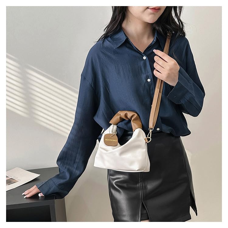 SYGA Women's Foldable Pleated Crossbody Bag - Trendy Fashion Shoulder Purse for Phone, Wallet & Essentials | Perfect for Travel, Shopping & Daily Use