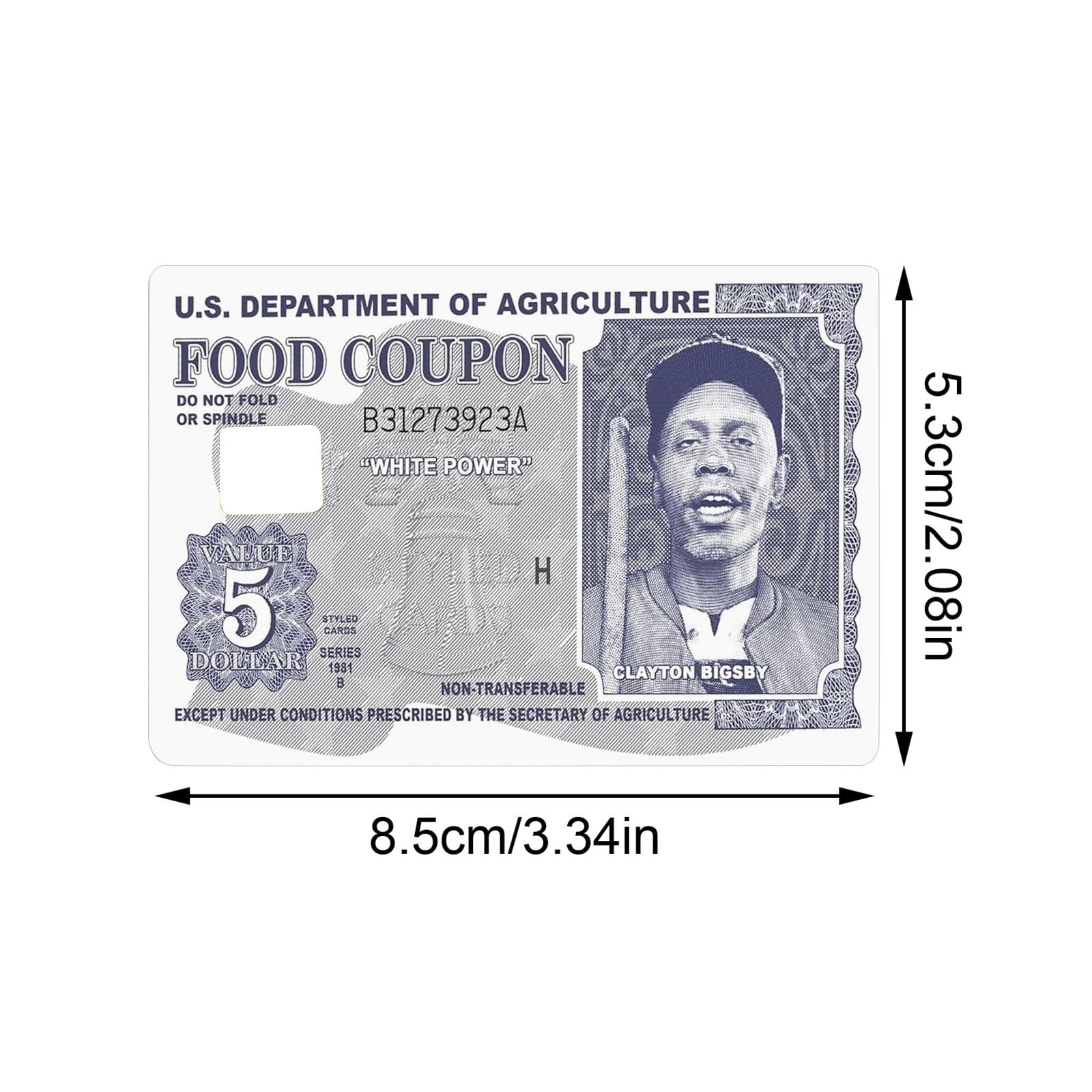 Funny Tyrone Biggums Debit Card Stickers - 10pcs Rick James Design | Food Coupon & Credit Card Skin Covers | Stylish Protective Decals for Debit & Credit Cards | Perfect for Gifts, Wallets & Personalizing Payment Cards