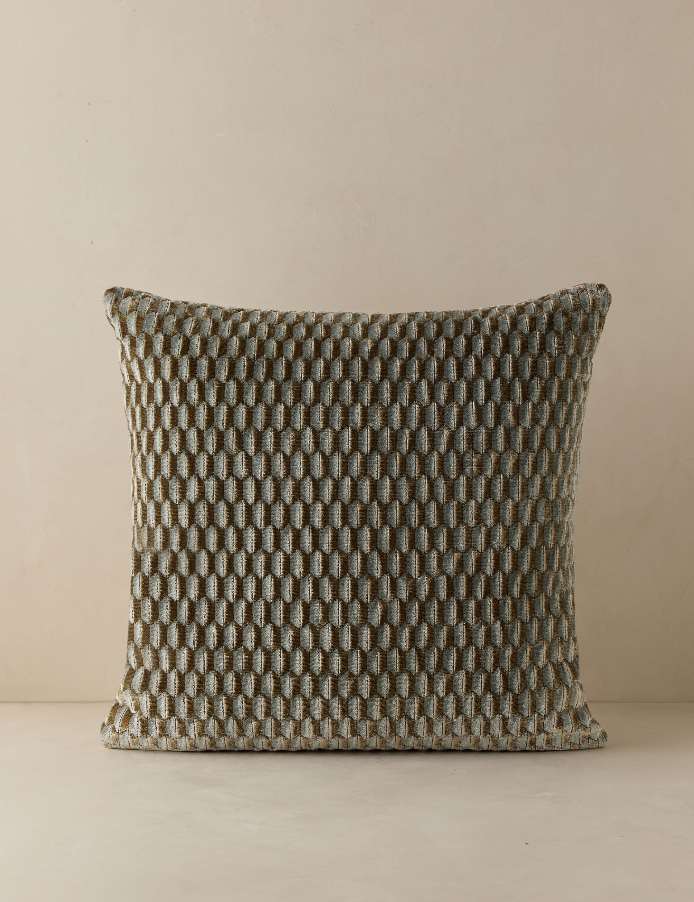 Scalamandre Allegra Velvet Pillow - Luxury Decorative Throw Pillow for Sofa, Bed & Home Decor - Soft Velvet Cushion Cover with Elegant Design