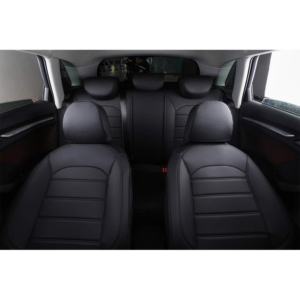 Premium Leather Car Seat Covers Full Set for 2007 Subaru Legacy - Front & Rear Seats with Airbag Compatibility | Luxury Protection & Style Upgrade for Daily Commute & Road Trips