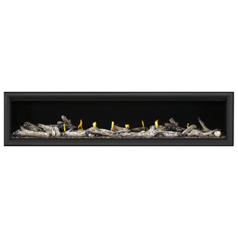 Napoleon Vector 74 Linear Direct Vent Gas Fireplace - LV74N | Modern Home Heating Solution for Living Rooms & Patios
