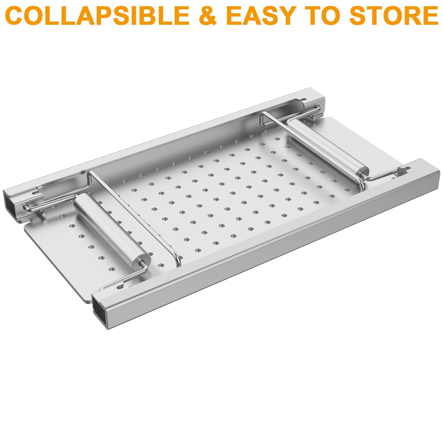 Adjustable Stainless Steel BBQ Griddle Warming Rack - Compatible with Blackstone 17/22/28/36 Inch, Weber, Charbroil, Camp Chef & Most Tabletop Flattop Griddles - Perfect for Outdoor Cooking, Backyard BBQs, Camping & Tailgating Parties