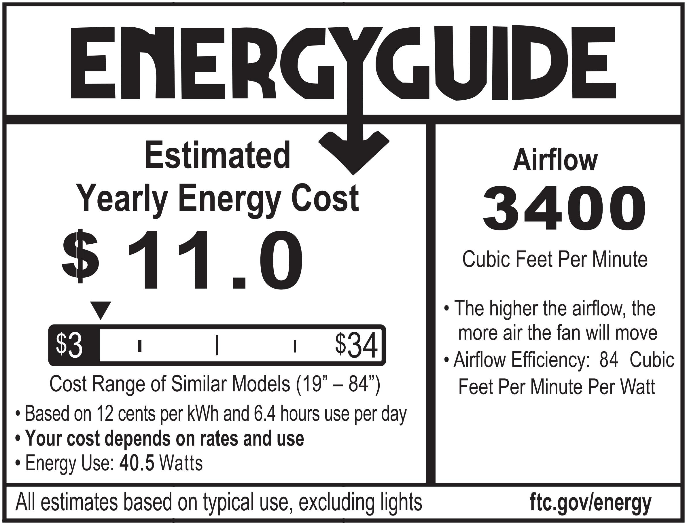 52 Inch Black Ceiling Fan with Light and Remote - Farmhouse Style for Bedroom, Covered Patio & Outdoor Use - Energy Efficient Quiet Blades by Parrot Uncle
