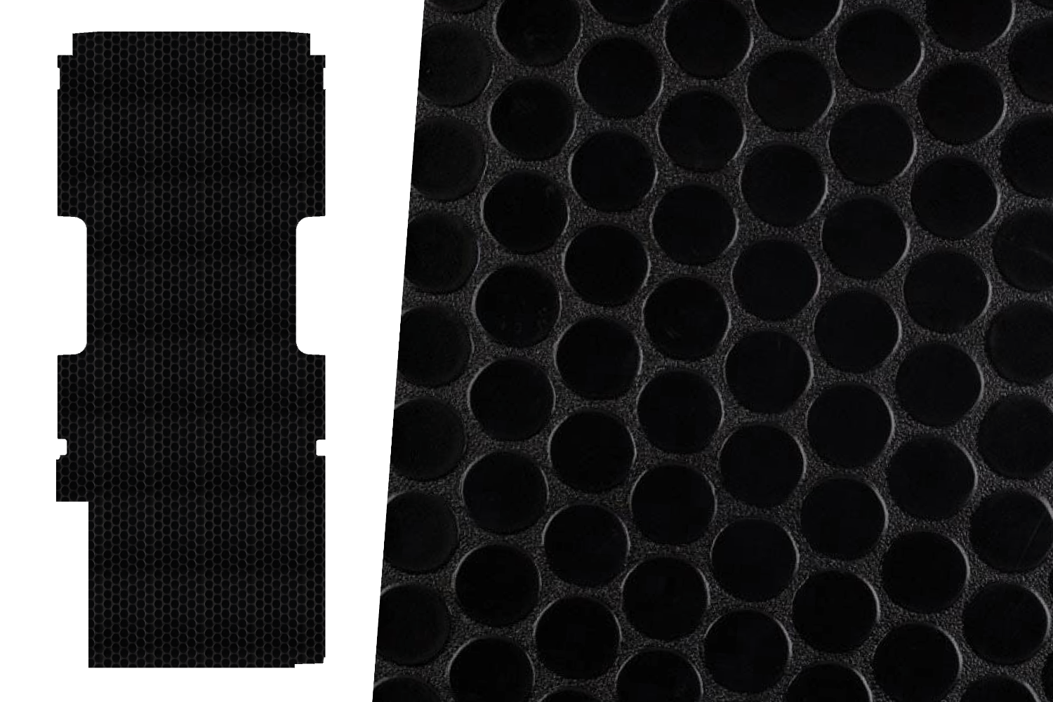 2tec2/Lonseal Pre-Cut Van Flooring for 2015+ Ford Transit - Durable & Easy Installation for Cargo Vans, Work Trucks & Delivery Vehicles