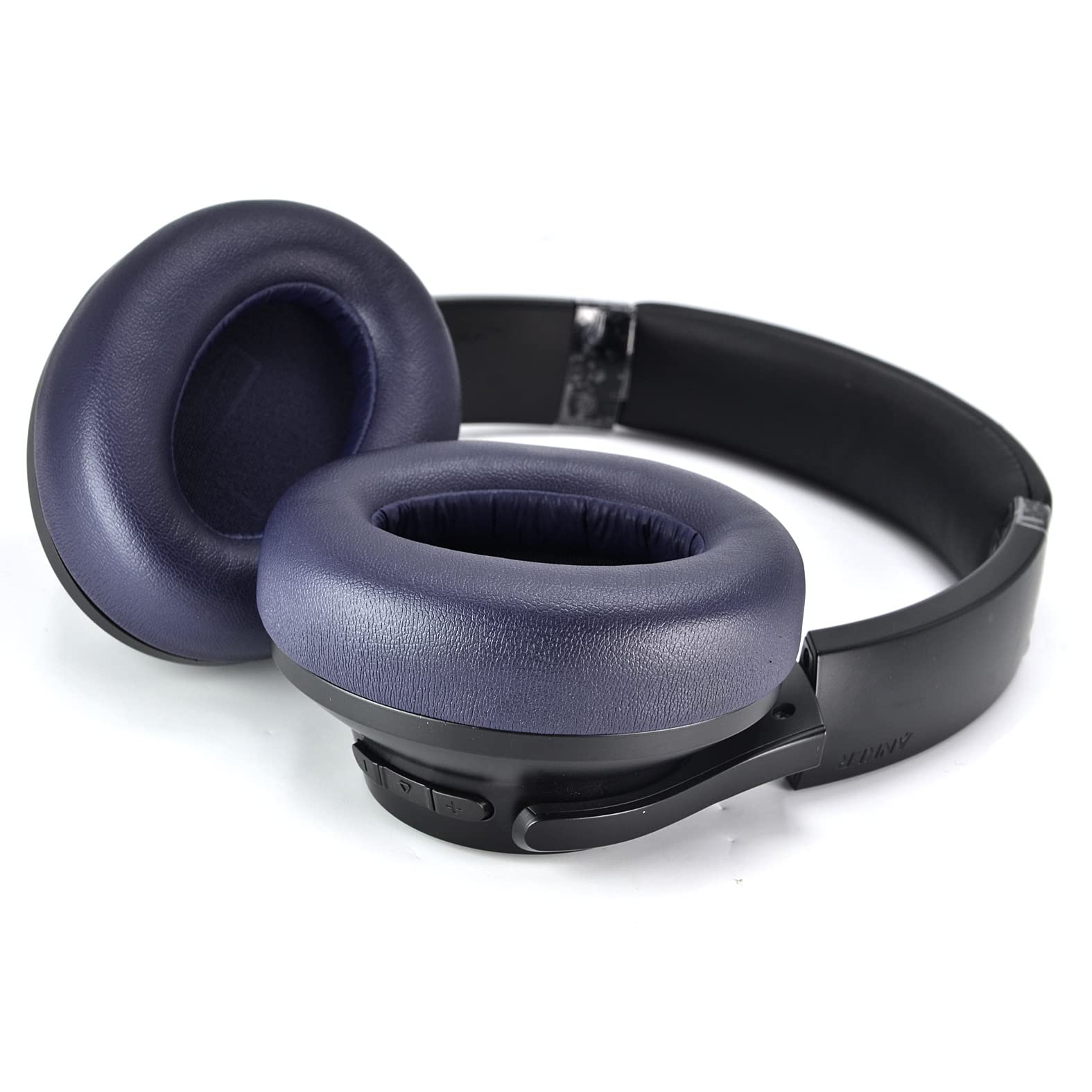 Premium Replacement Earpads Cushions for Anker Soundcore Life Q20/Q20 BT Headphones - Soft Memory Foam, Noise Isolation (Purple Blue) - Perfect for Gaming, Travel & Work from Home Comfort