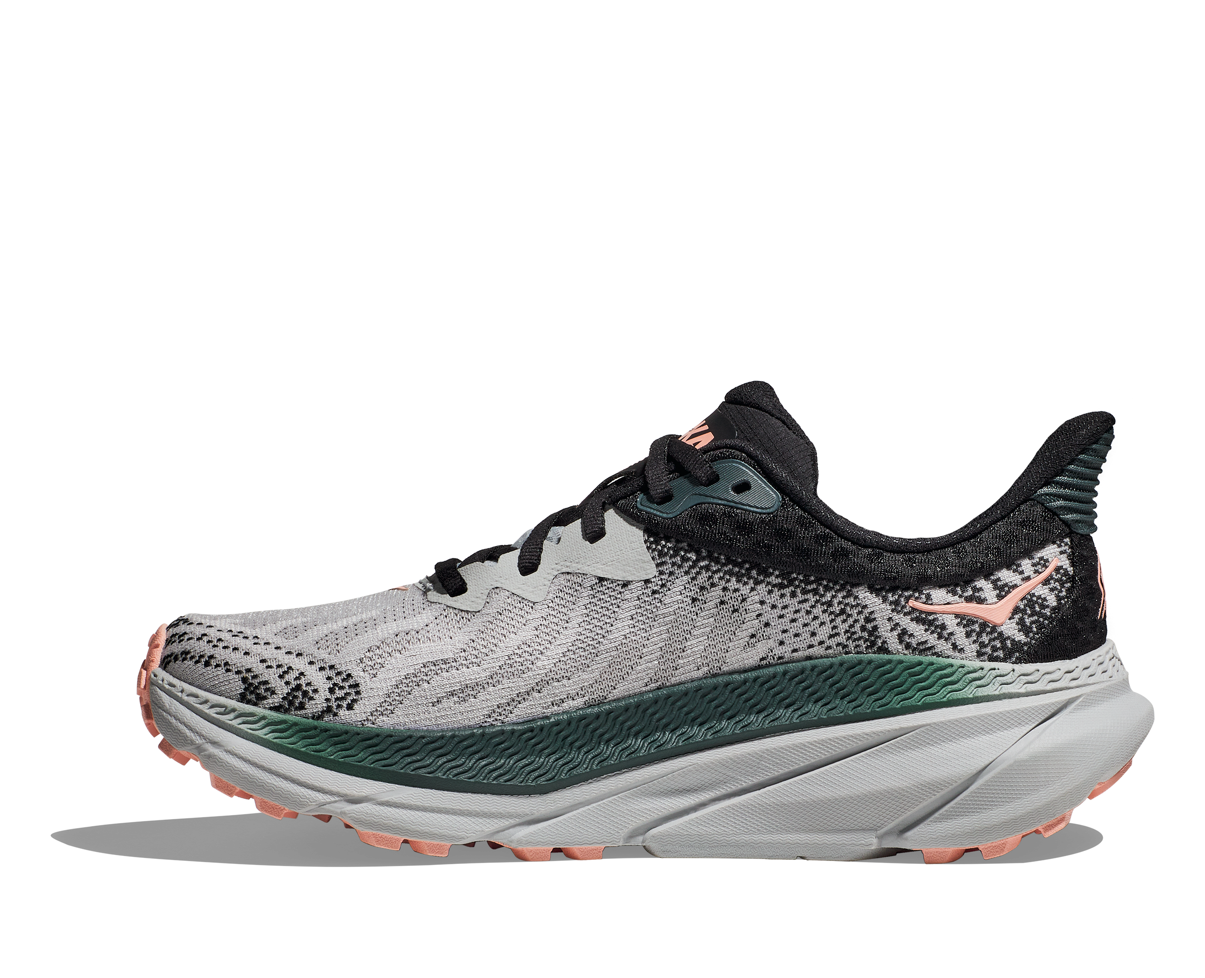 Women's HOKA Challenger 7 Running Shoes - Lightweight Trail & Road Sneakers for Women, HMSP Harbor Mist/Spruce - Perfect for Hiking, Jogging & Outdoor Adventures
