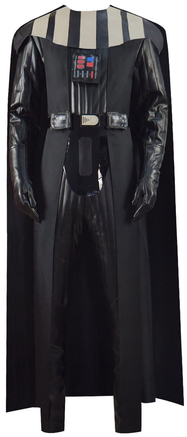 Darth Vader Costume for Men, Women & Kids - Official Star Wars Cosplay Outfit with Cloak, Belt & Jumpsuit - Halloween Party, Comic Con & Cosplay Events