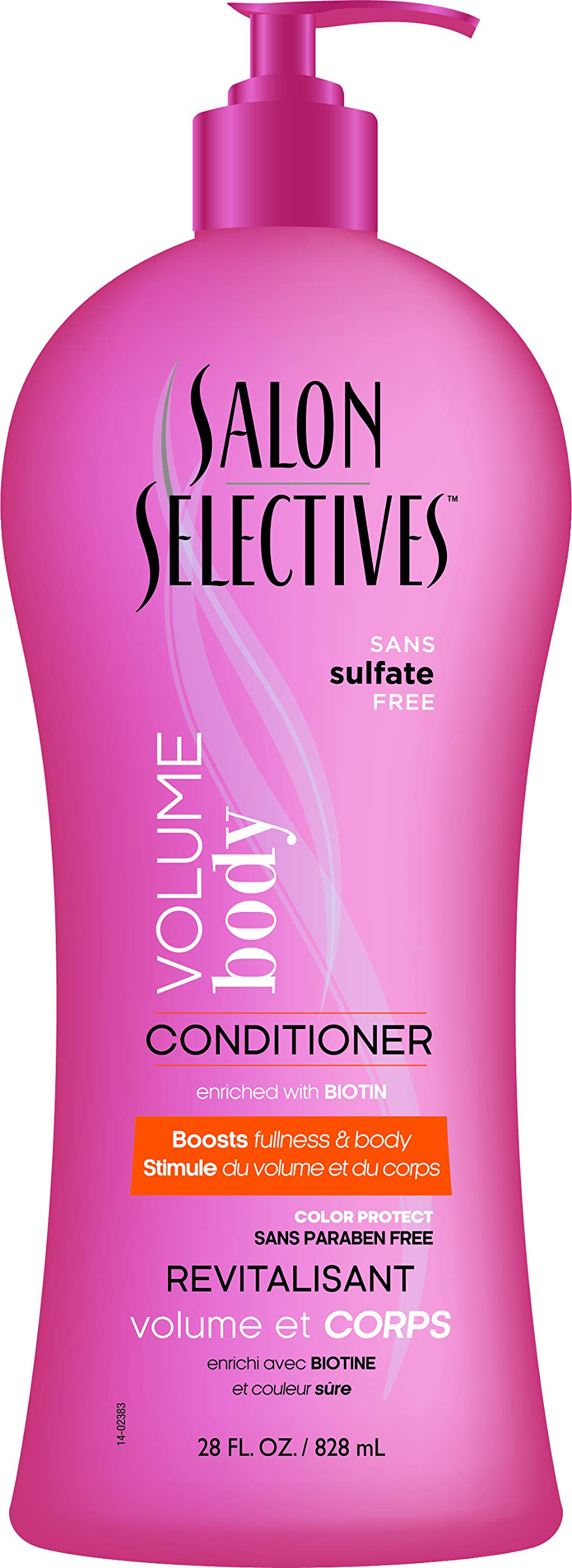 Salon Selectives Volume & Body Conditioner - 28 fl oz for Thick, Full Hair - Perfect for Daily Use & Styling at Home or Salon