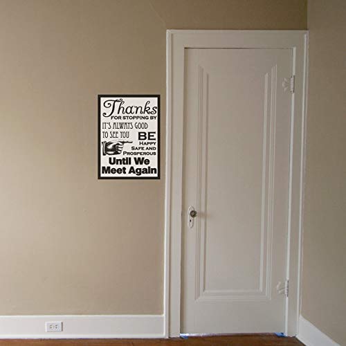 Thanks for Stopping By Wall Decal - 16