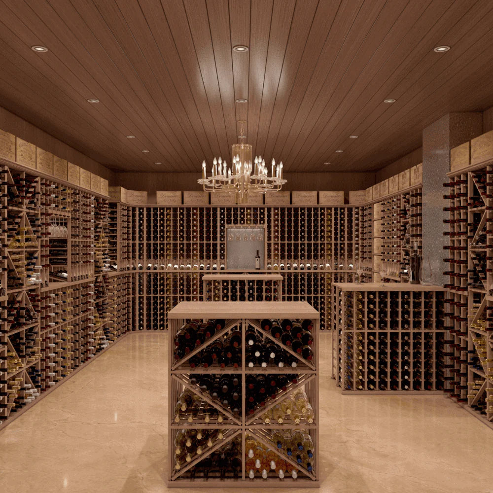 60 Bottle Half Height Elite Wine Rack 42
