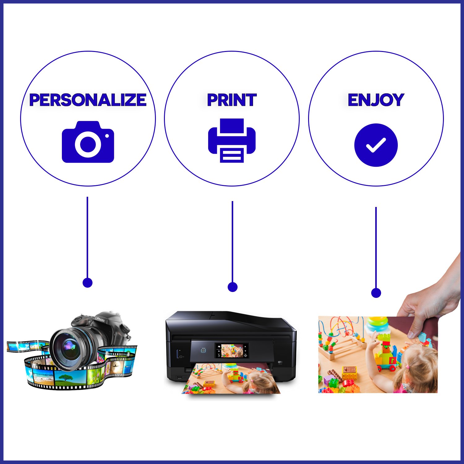 Premium Printable Magnetic Paper Sheets for Inkjet Printers - 8.5