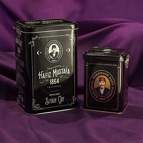 Premium Hafiz Mustafa 1864 Istanbul Turkish Black Tea with Authentic Anatolian Bergamot Flavor - Perfect Gift for Birthday, Christmas & Special Occasions - Enjoy as Afternoon Tea or Refreshing Iced Beverage