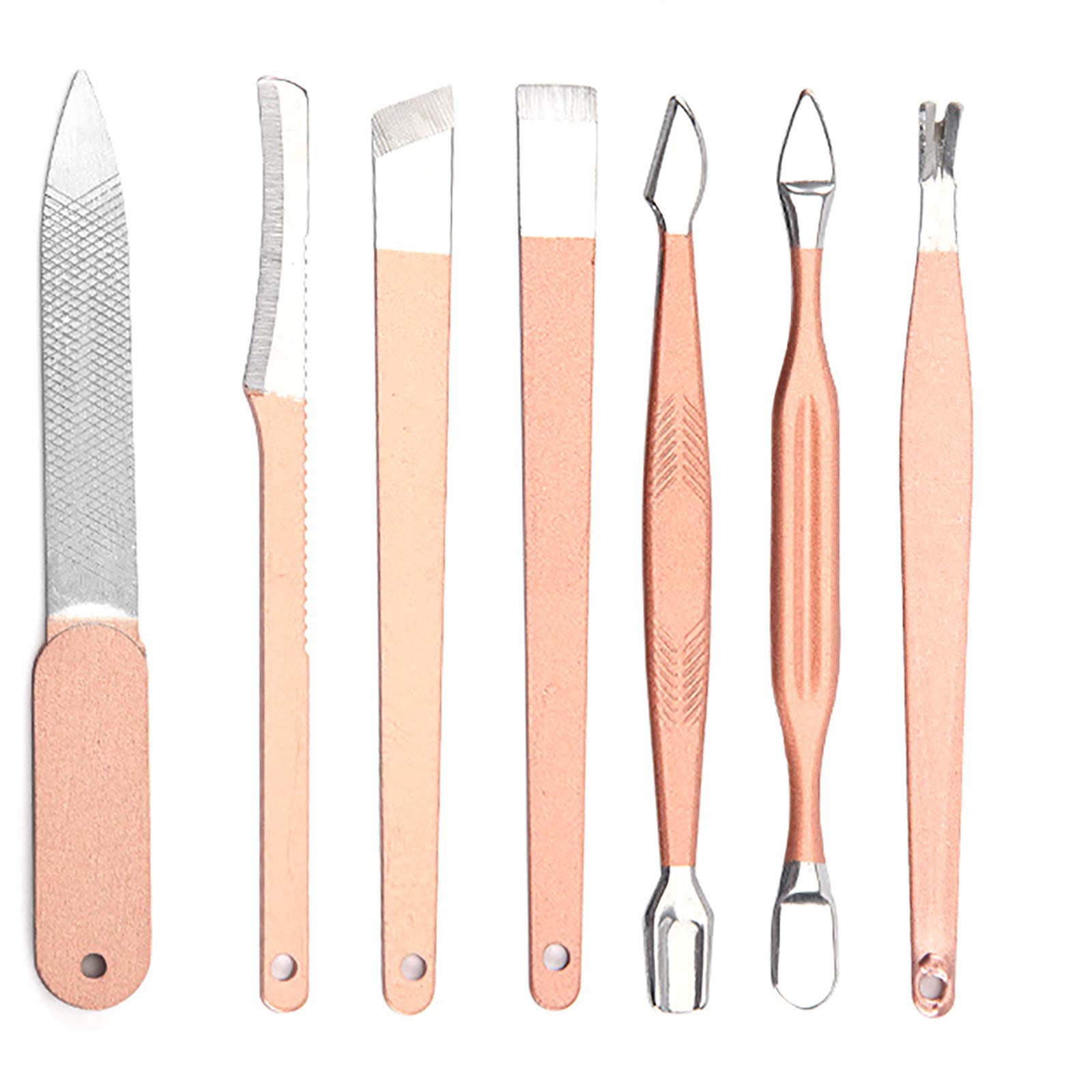 Professional 12Pcs Stainless Steel Manicure Pedicure Set - Nail Clippers, Scissors & Grooming Kit for Travel, Home & Salon Use - DUXEDO Gray Nail Care Tools