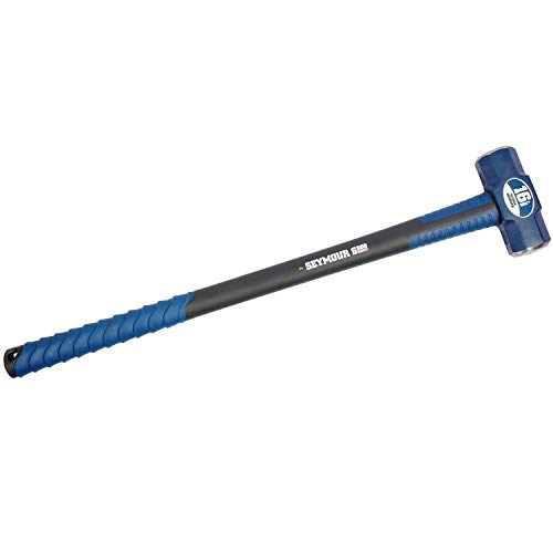 Seymour 41834 16 lb Sledge Hammer with Spiral Anti-Slip Grip & Overstrike Protection - 36
