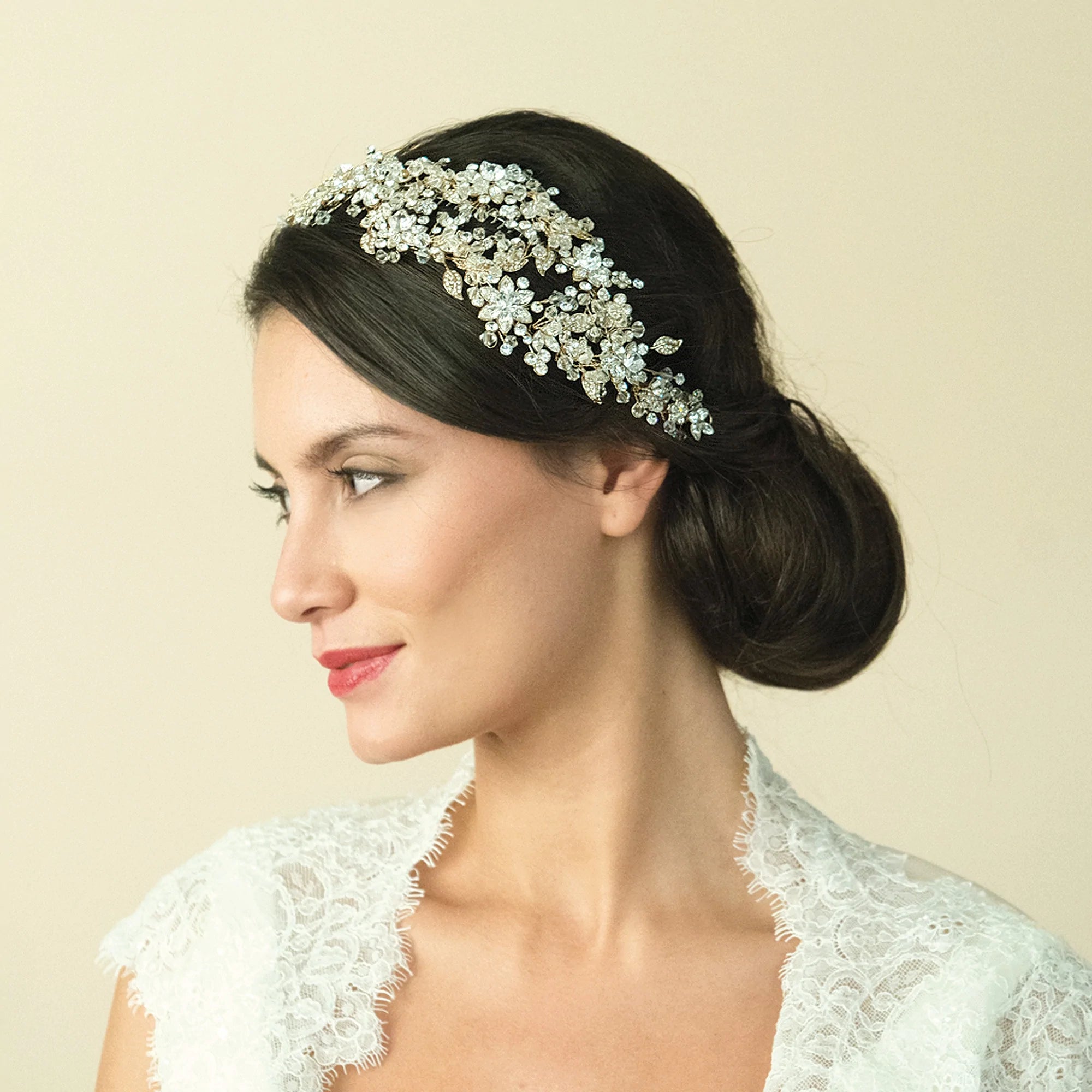 Gold Crystal Bridal Hair Comb - Elegant Wedding Hair Accessory for Brides, Bridesmaids & Prom | Perfect for Weddings, Formal Events & Special Occasions