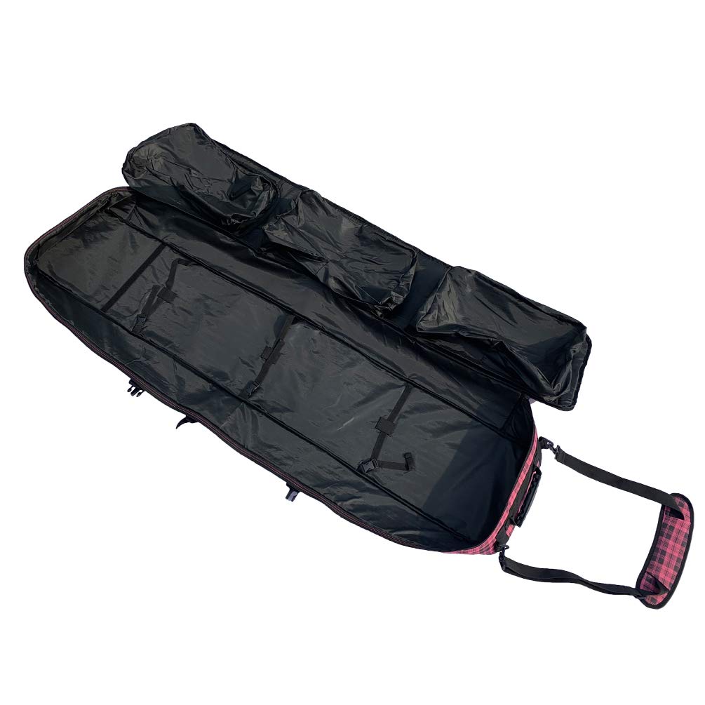 Premium Padded Snowboard Bag with Wheels - Durable Ski & Snowboard Equipment Backpack for Air Travel - Waterproof Luxury Carry-On Shoulder Bag for Men & Women | Perfect for Winter Sports, Ski Trips & Mountain Vacations
