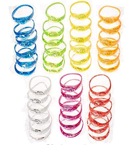 Glow in the Dark Bracelets - 14 Pack Music & Sound Activated LED Glow Wristbands with Flashing Strobe Lights | Perfect for Birthday Parties, Concerts, Raves, Festivals & Night Events | Fun Glow Party Favors for Kids & Adults