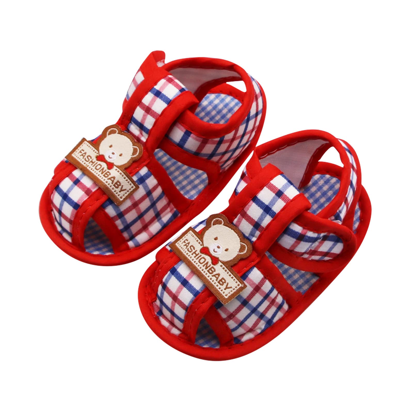 Princess Toddler Shoes - Soft Baby Walkers for Girls & Boys (Red, 6 Months) - Perfect for First Steps & Playtime