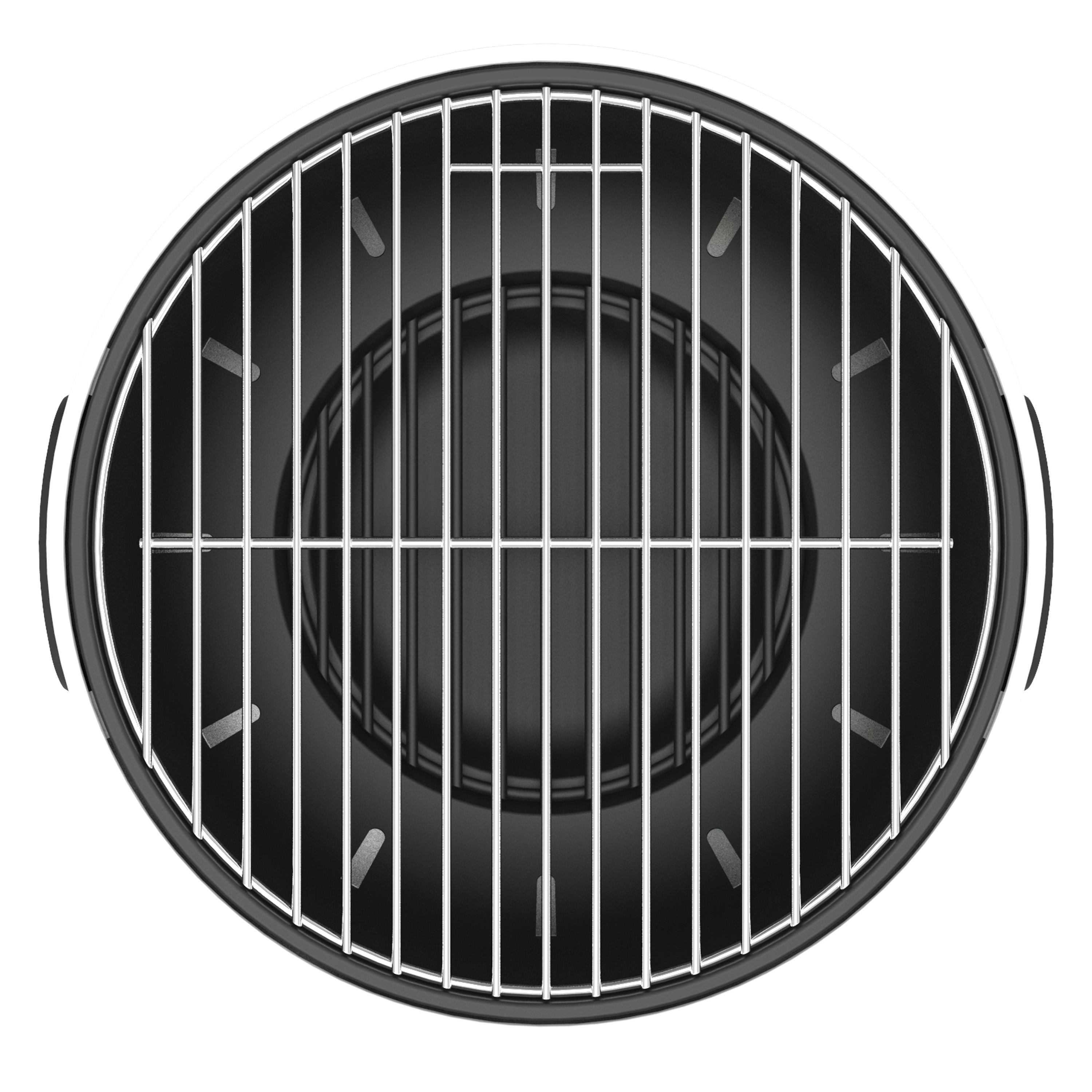 BergHOFF Leo Portable Tabletop Charcoal Grill for Outdoor Cooking - Compact Black BBQ Grill for Camping, Picnics, Backyard & Tailgating Parties