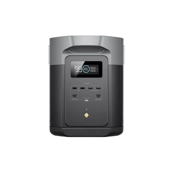 EcoFlow DELTA 2 Max Portable Power Station with 160W Solar Panel - Solar Generator for Camping, RV, Home Backup & Emergency Power Supply