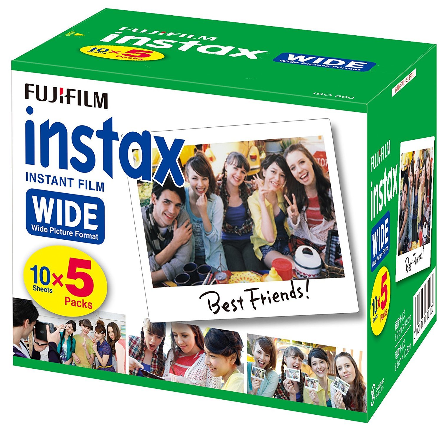 FUJIFILM INSTAX WIDE Instant Film 50 Sheets for INSTAX WIDE K5 Camera - Perfect for Parties, Weddings & Travel Photography