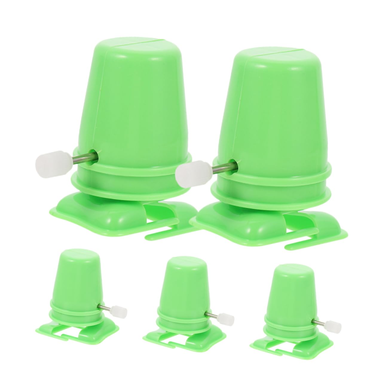 5pcs DIY Clockwork Legged Robot Movement Plastic Gears for Clay Craft Walking Machine - Perfect for STEM Projects, Model Making & Educational Toys