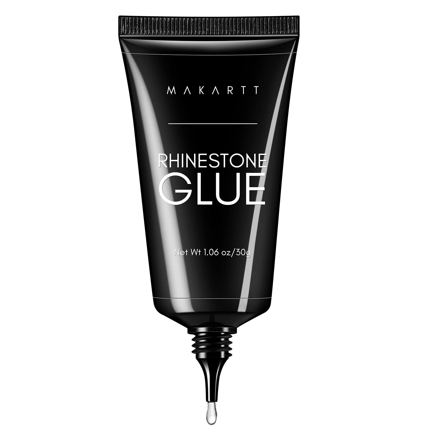 Makartt Professional Nail Rhinestone Glue & Gel Polish Set - Strong Adhesive for Nail Gems, Rubber Base Gel, Sheer Base Coat, Soak Off UV LED Gel - Perfect for Salon & DIY Manicures at Home