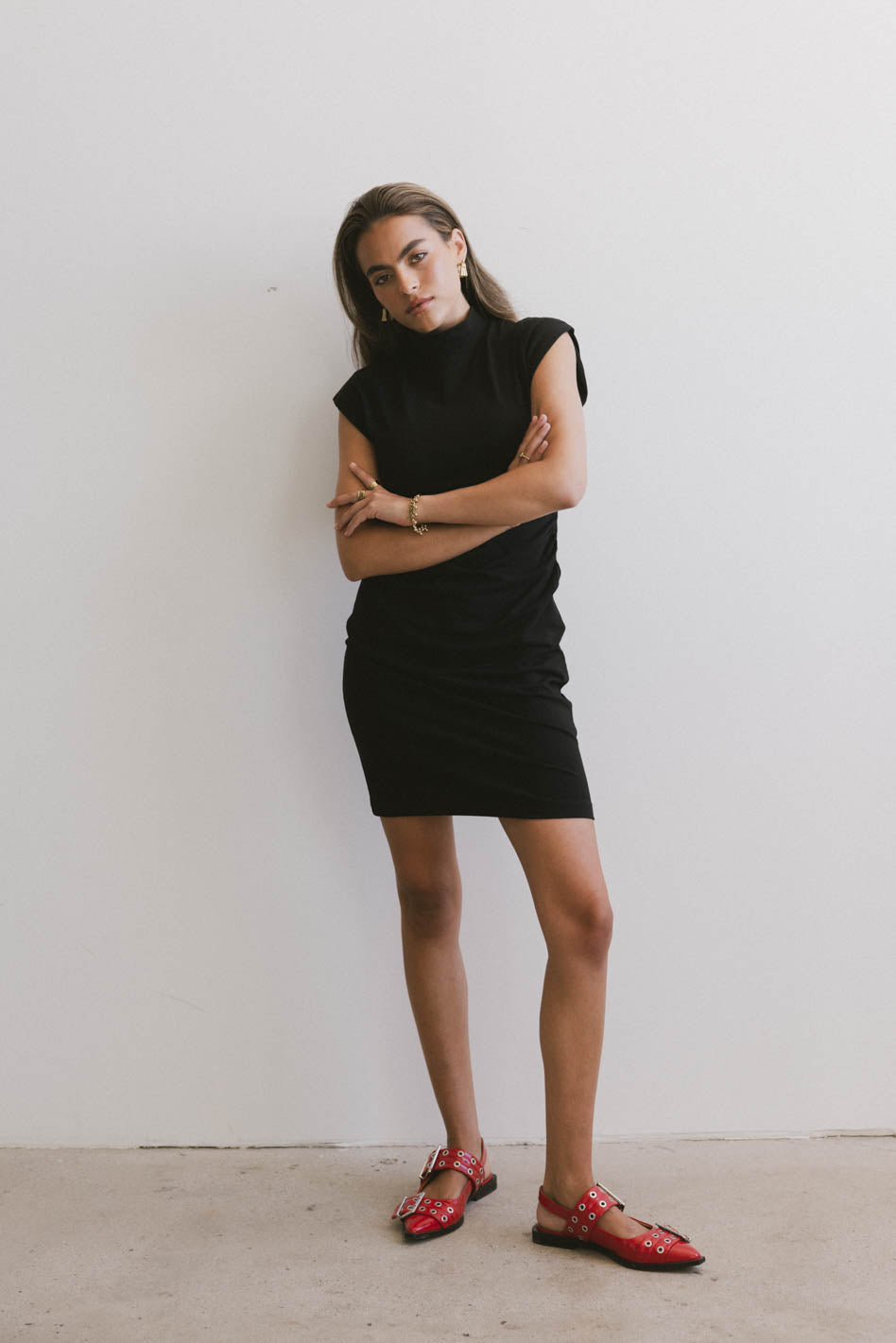 Felicity Ruched Dress - Elegant Bodycon Party Dress for Women | Final Sale | Perfect for Cocktail Parties, Date Nights & Special Occasions