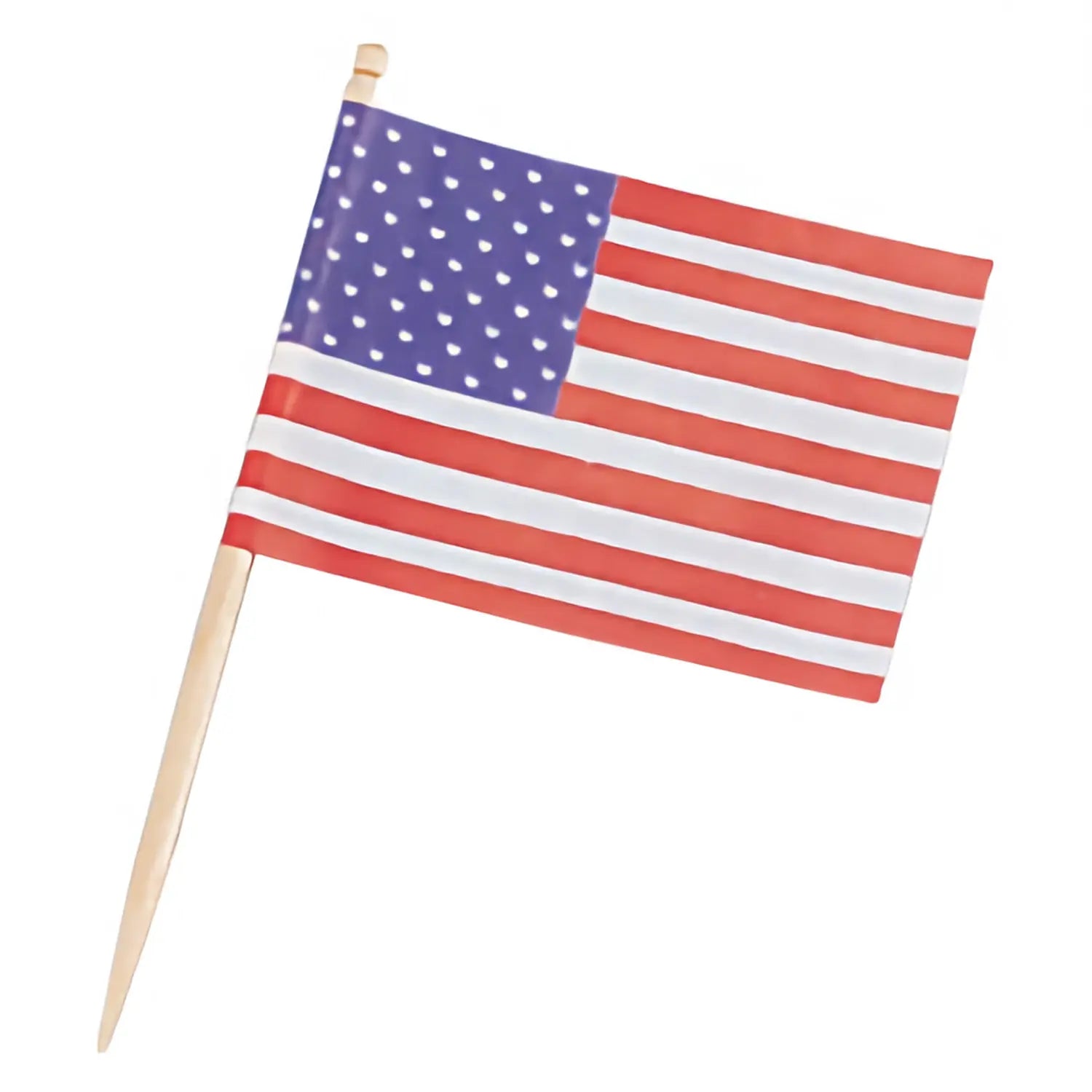 Daikoku Paper American Flag Food Picks - 200 Pieces for Party Decorations, BBQ, Picnics & 4th of July Celebrations